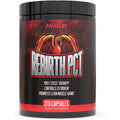 Huge Supplements Rebirth PCT front view bottle with 270 capsules for hormone support.