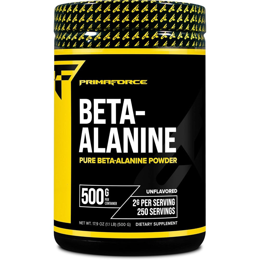 Primaforce Beta Alanine Powder 500 Grams front view for workout endurance