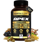Earth Elixir Apex Testosterone Supplement for Men with Ashwagandha and Zinc