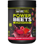 Healthy Delights Nature Fuel Power Beets front view of 60 servings canister for circulation support