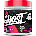 GHOST Pump Nitric Oxide Sour Watermelon front view pre-workout container