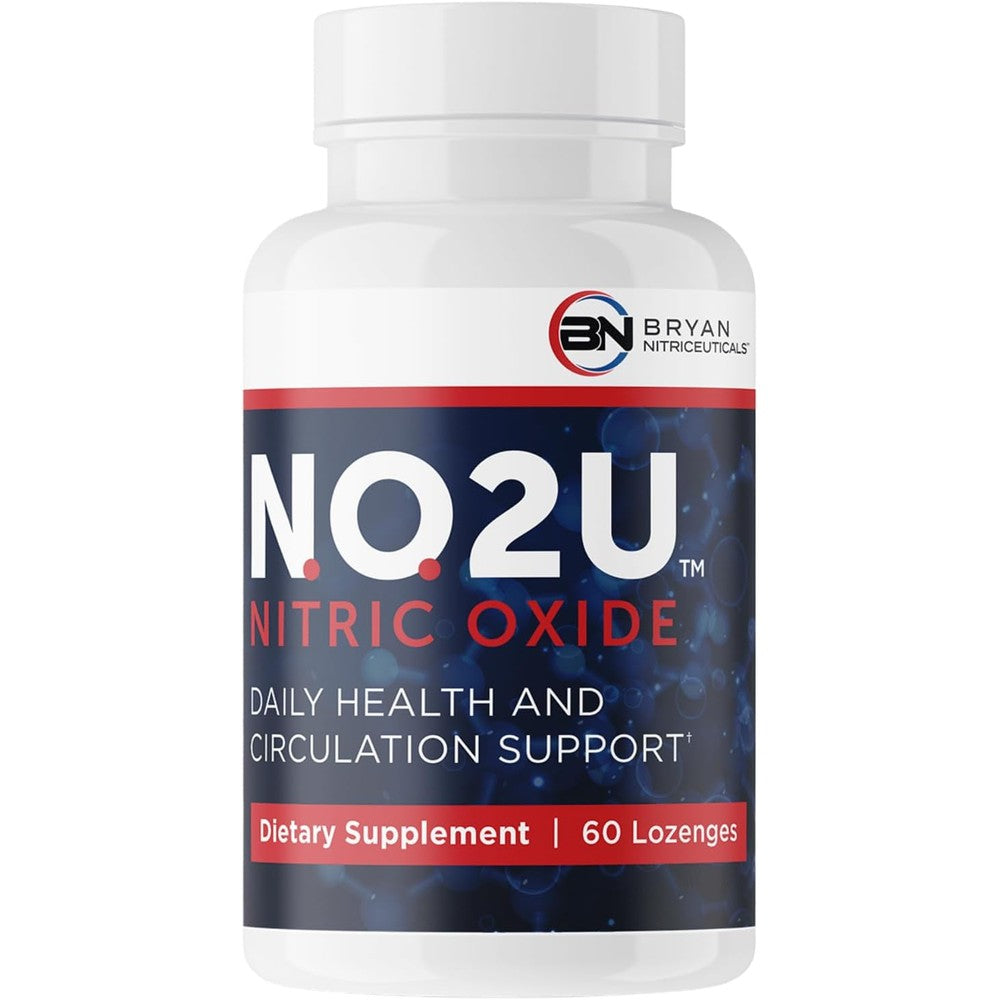 NO2U Bryan Nitriceuticals natural nitric oxide lozenges for blood circulation