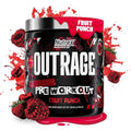 Nutrex Research Outrage High Stim Pre Workout 281.0g Fruit Punch tub
