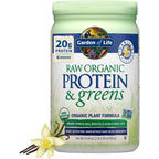 Garden of Life Raw Protein and Greens vanilla plant based protein powder