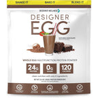 Designer Wellness Designer Egg Protein Powder Dutch Chocolate front view imported supplement.