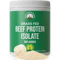 Peak Performance Grass Fed Beef Protein Isolate front label view for muscle building