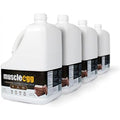 MuscleEgg 100% Chocolate Liquid Egg Whites 4 Gallons front view high protein supplement