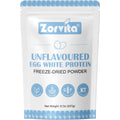 Zorvita Freeze Dried Egg White Powder 8 ounce pouch front view for muscle recovery