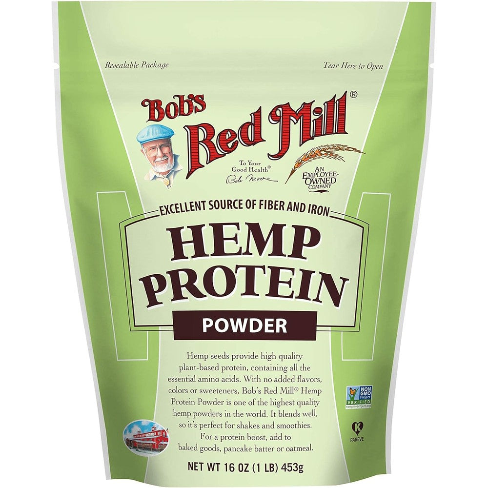 Bob's Red Mill Hemp Protein Powder 16 Ounce front view pack of 2