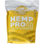 Manitoba Harvest Hemp Pro 50 protein powder front view authentic vegan supplement.