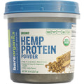 BareOrganics Hemp Seed Protein 8 Ounce jar front view organic vegan supplement