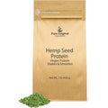 Pure Original Ingredients Vegan Hemp Seed Protein Powder front view of resealable pouch.
