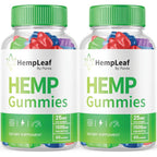Purvia Hemp Leaf Gummies 2 Pack front view official formula supplement.