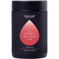 WelleCo HydroProtein Elixir Black Currant and Pomegranate front view vegan protein powder
