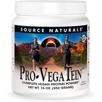 Source Naturals Pro-VegaTein Complete Vegan Protein Powder 16 Ounce front view plant based supplement