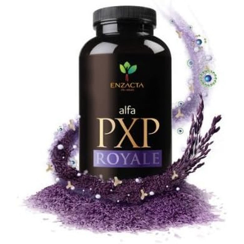 Enzacta Alfa PXP Royale 150 gram bottle front view antioxidant superfood