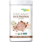 Happy Viking Chocolate Protein Powder bag front view for plant based meal replacement.