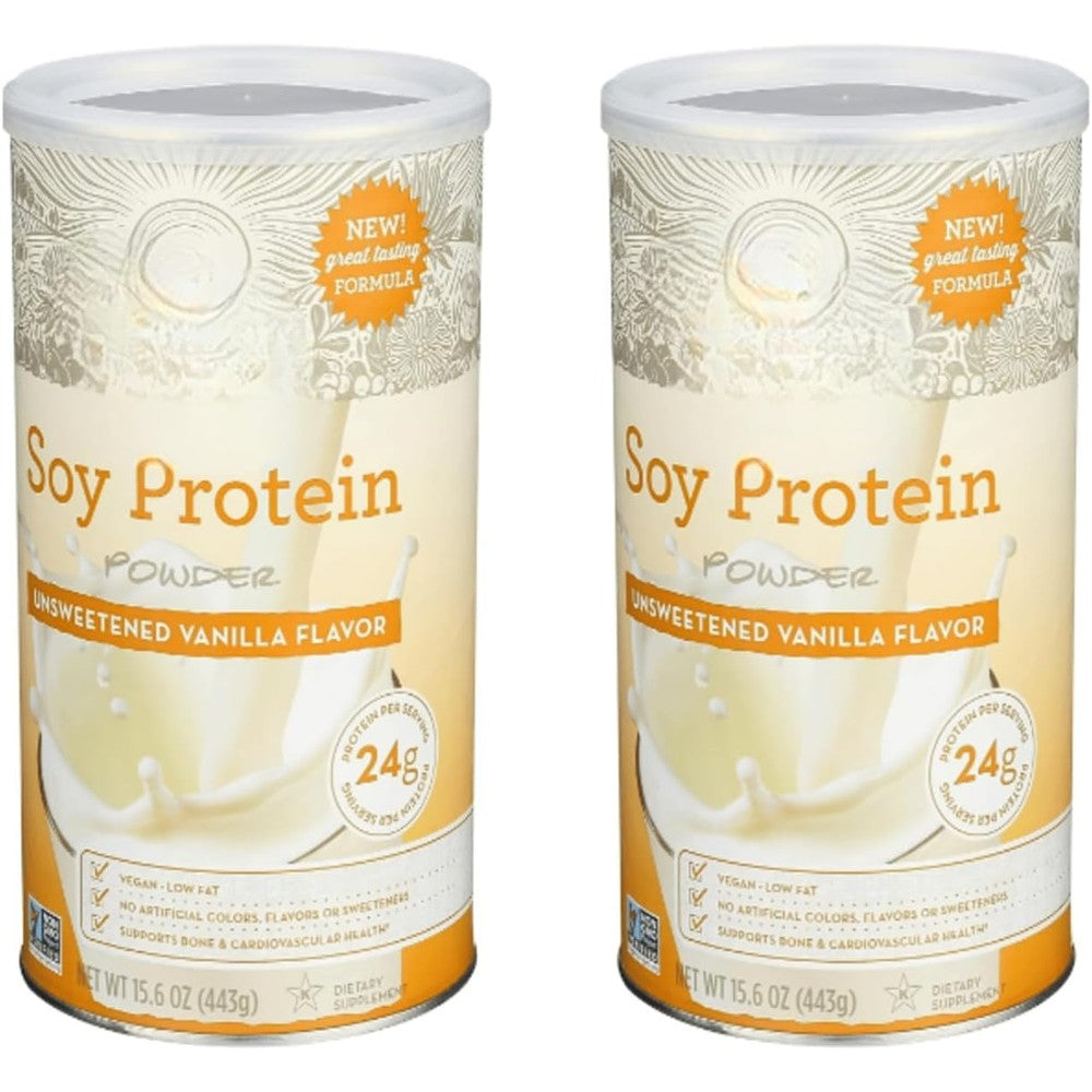 365 by Whole Foods Market Soy Protein Powder front view for vegan nutrition.