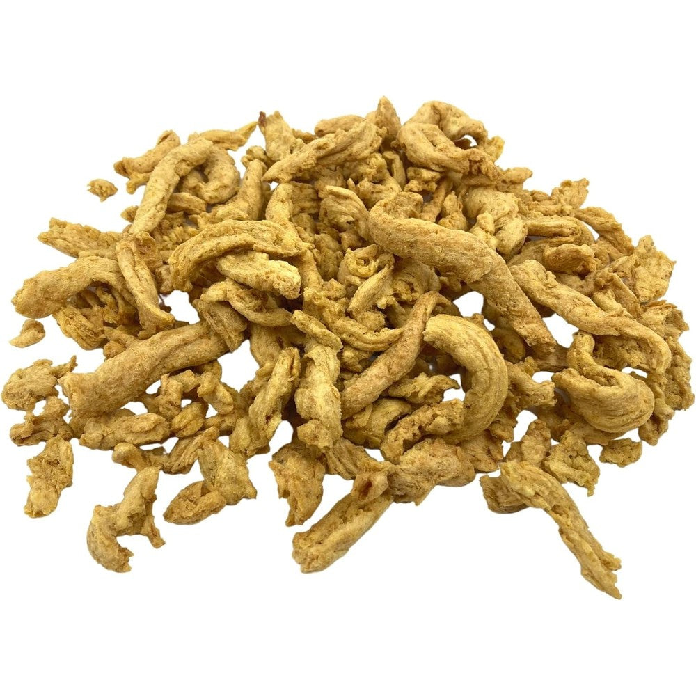 Country Life Natural Foods Soy Curls 3 pound bag front view vegan meat substitute.