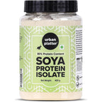 Urban Platter Soya Protein Isolate Powder 400g jar front view for plant based nutrition