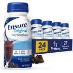 Ensure Original Dark Chocolate Nutrition Shake front view 24 pack supplement