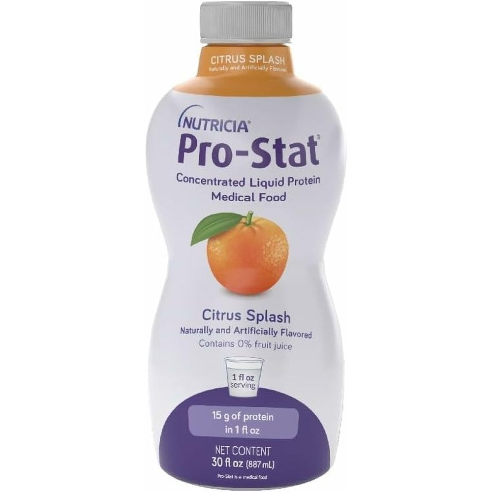 Pro-Stat Concentrated Liquid Protein Citrus Splash 30 ounce front bottle view