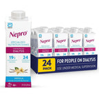 Abbott Nepro Nutrition Shake Vanilla 24 pack front view for renal support
