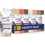 Ensure Max Protein Variety Pack front view showing assorted flavors of high protein shakes.