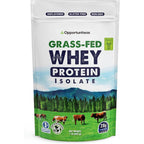 Opportuniteas Grass Fed Whey Isolate Protein Powder front view for muscle recovery