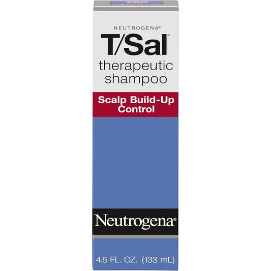 Neutrogena T/Sal Therapeutic Salicylic Acid Dandruff Shampoo front view bottle showing product details