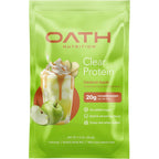 Oath Nutrition Clear Whey Isolate Caramel Apple front packaging view