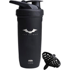Smartshake DC Comics Reforce stainless steel protein shaker bottle with Batman logo