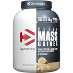 Dymatize Super Mass Gainer Gourmet Vanilla front view muscle building supplement bottle