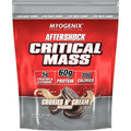 Myogenix AfterShock Critical Mass Gainer Chocolate front view authentic imported supplement.