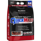 AllMax Nutrition QuickMass 10 lb chocolate mass gainer protein powder bag