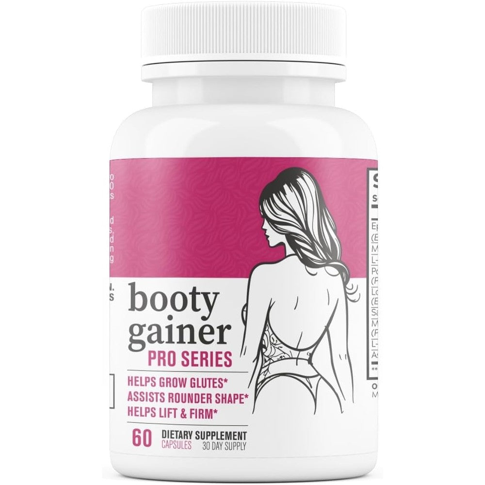 Booty Gainer Pro Series mass gainer for women to grow thicker glutes and butt