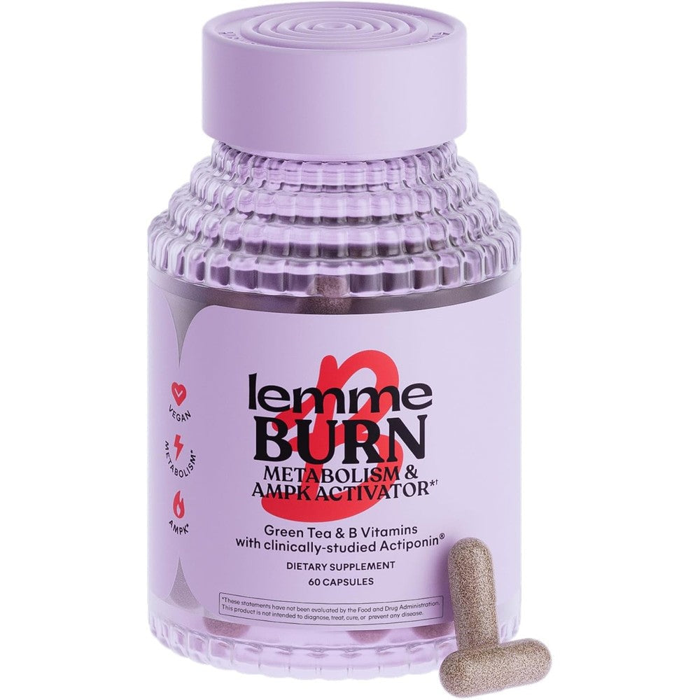 Lemme Burn Metabolism and Belly Fat Burning supplement bottle front view