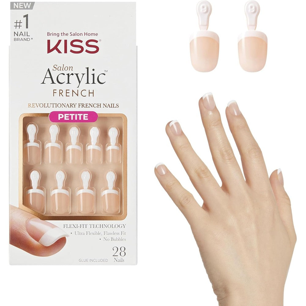 Kiss Salon Acrylic French Nails Crush Hour front view of packaging