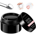 Makartt solid nail glue gel front view jar container