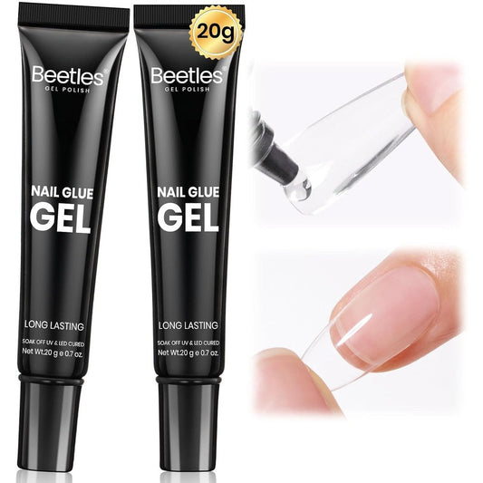 Beetles solid nail glue gel in 20g jars for super strong nail extension adhesion
