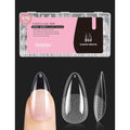 Beetles medium almond nail tips front view box packaging