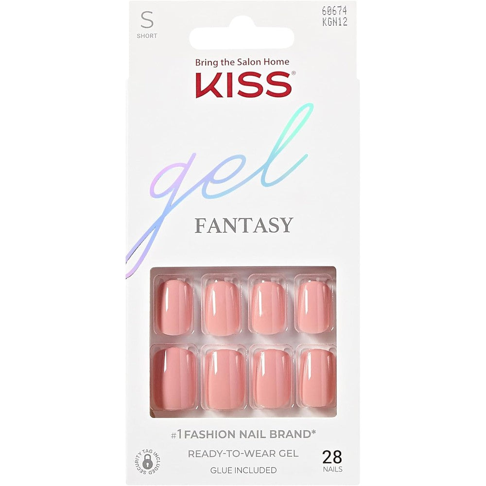 Kiss Gel Fantasy Ribbons press on nails kit front view