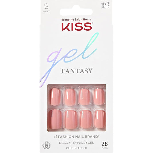 Kiss Gel Fantasy Ribbons press on nails kit front view