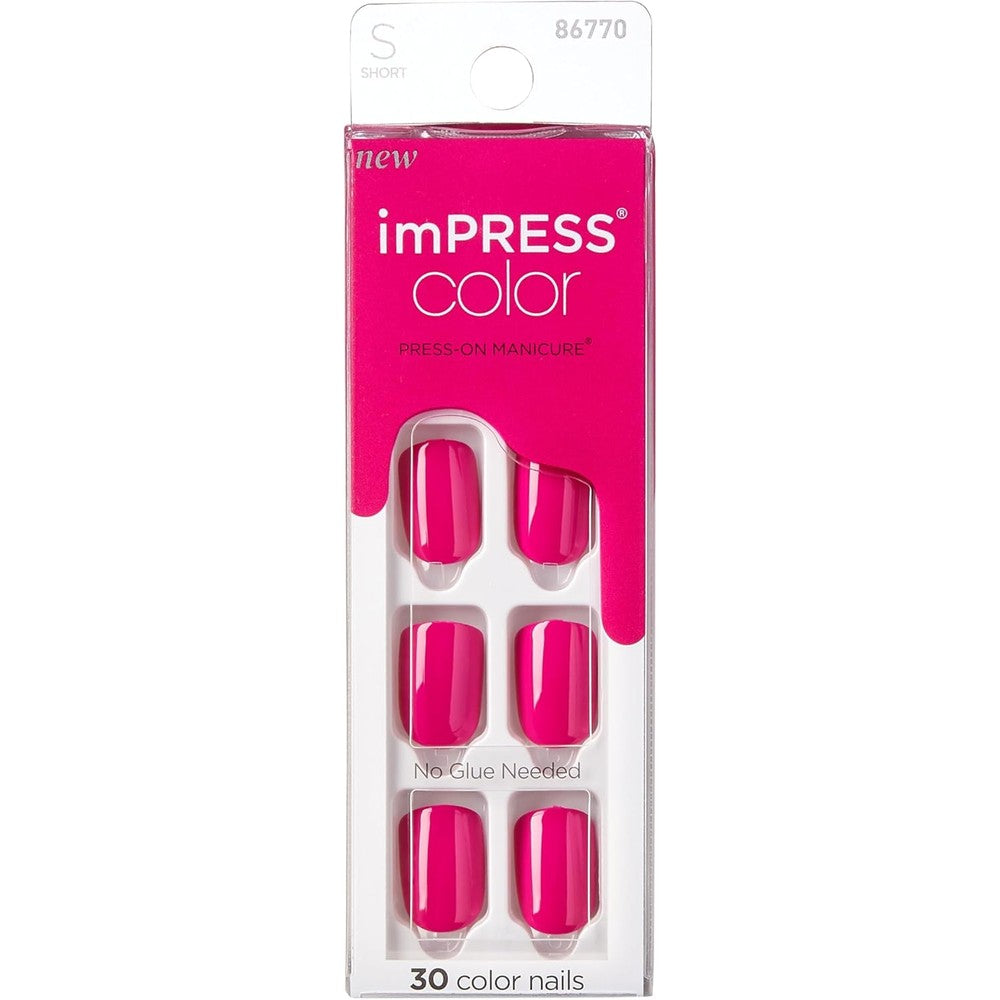 Kiss Impress Color Press On Nails Orchid Festival front packaging view