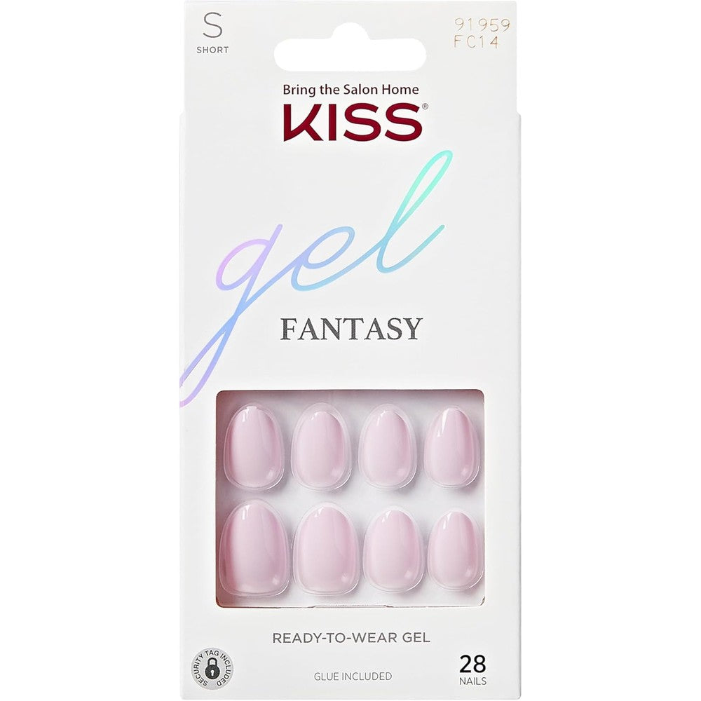 Kiss Gel Fantasy Pure Love press on nails packaging front view