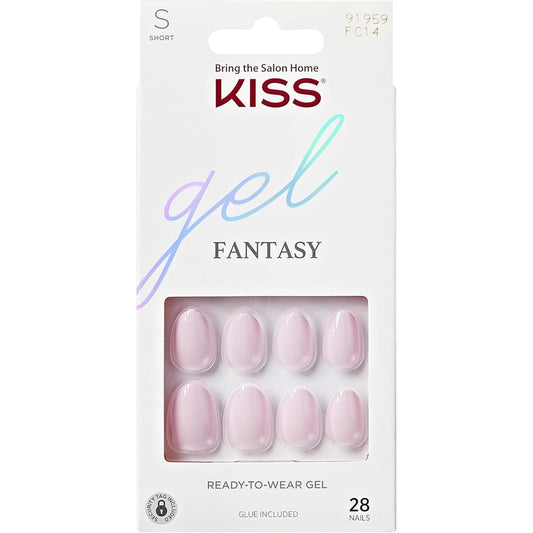 Kiss Gel Fantasy Pure Love press on nails packaging front view