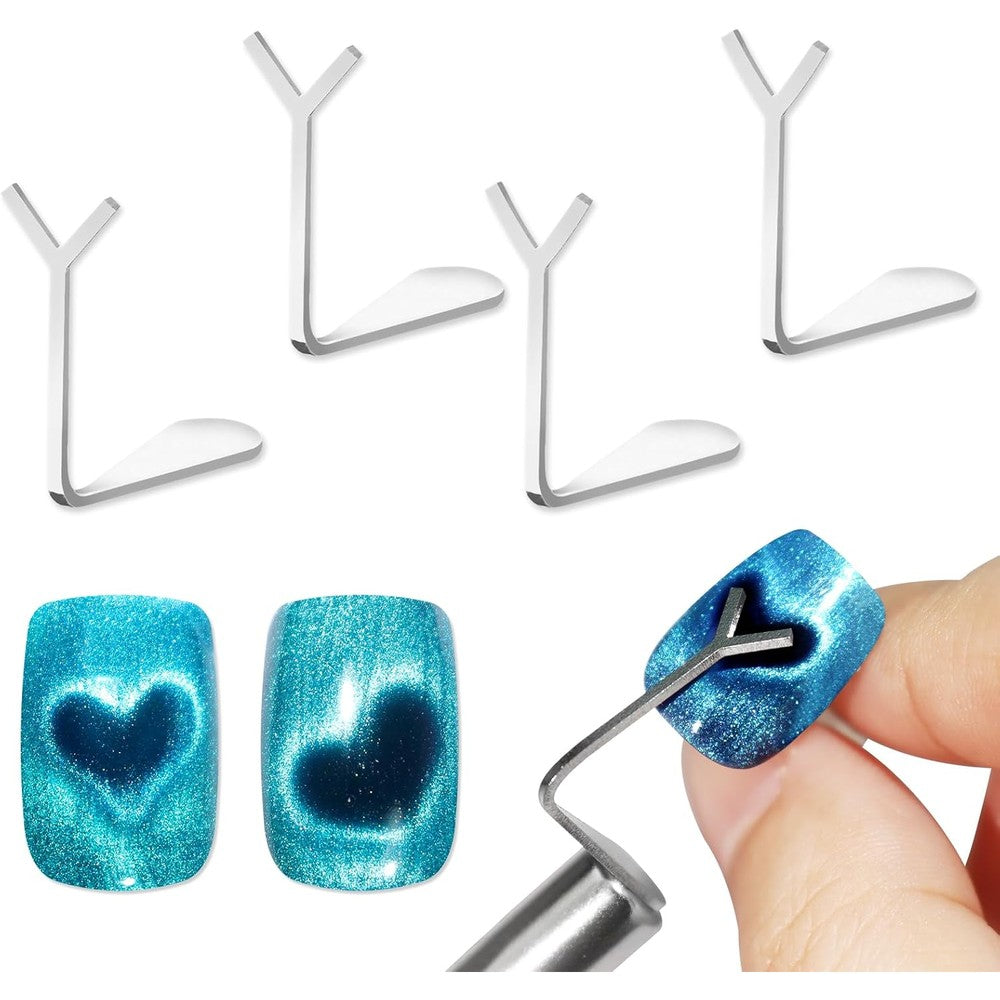 Appetina heart magnet tool set for cat eye nails front view