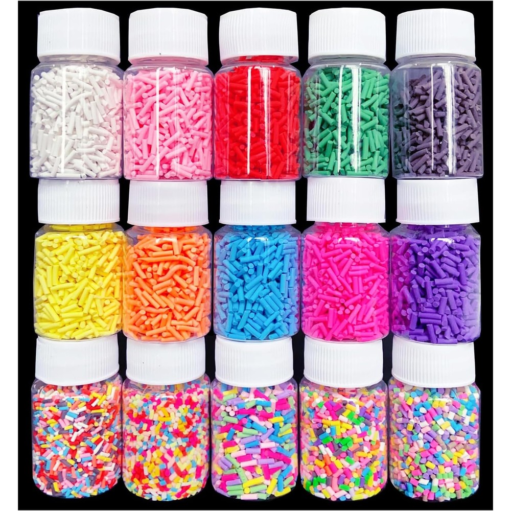 LiLiPAi fake sprinkles 15 bottles set front view