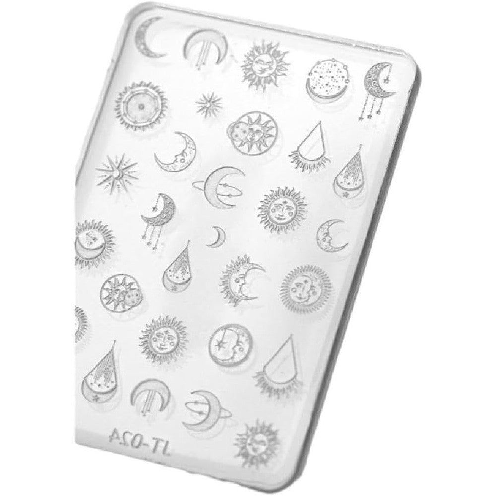 Bynnix butterfly embossing nail silicone carving mold front view