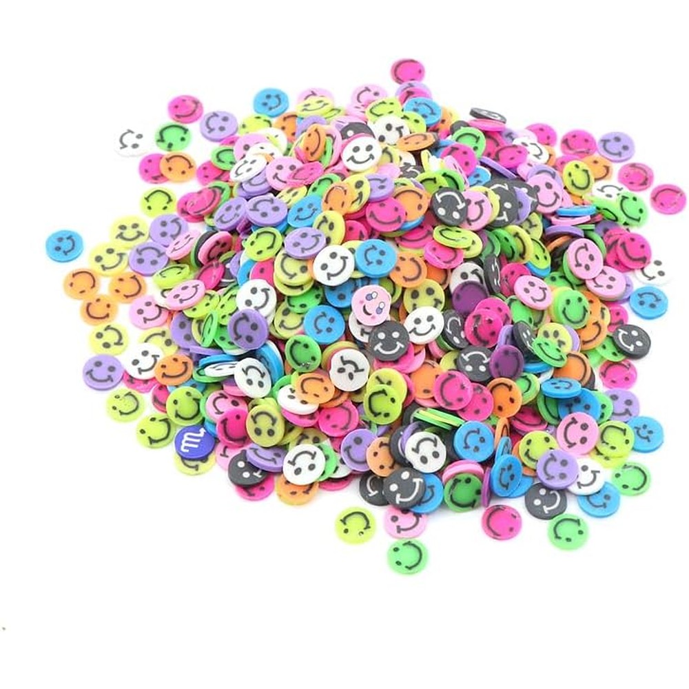 Generic polymer clay slices collection front view